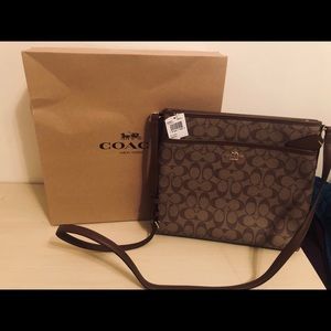 Coach Signature File Bag
